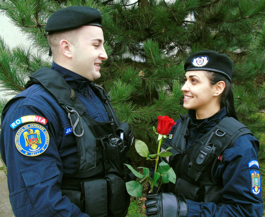 Oana But, cea mai sexy jandarmeriță din România, cea mai bună trăgătoare cu arma