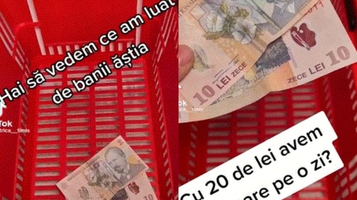 Imaginea care a întristat o ţară întreagă! Ce alimente şi-a putut cumpăra un tânăr de la noi cu 20 de lei: "Când mă gândesc că pâinea era 2 lei înainte..."