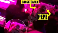 Avem imaginile! Pepe, atingeri jucăuşe cu o dansatoare la 5 dimineaţa!