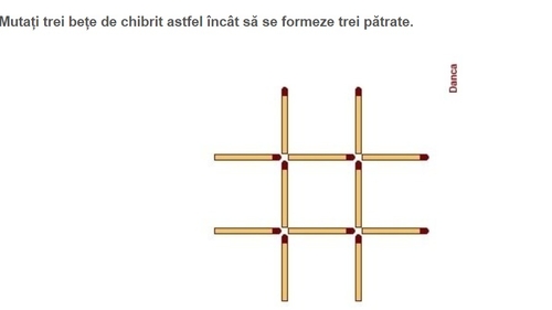 Crezi că eşti inteligent? Exercițiul cu beţe de chibrituri care înlocuiește testele IQ