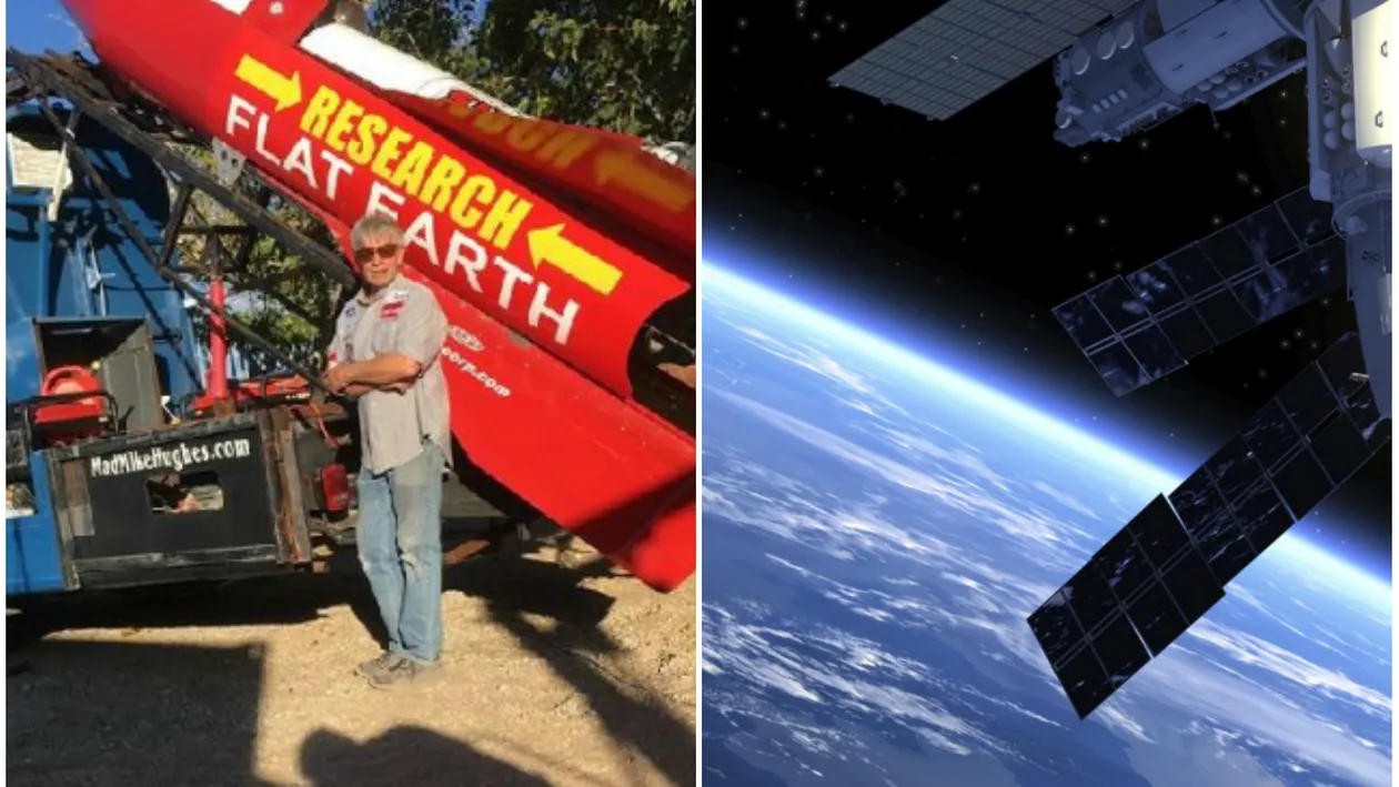 Acest bărbat e absolut convins că Pământul e plat şi vrea să demonstreze acest lucru! Şi-a construit propria rachetă şi intenţionează să facă un ocol