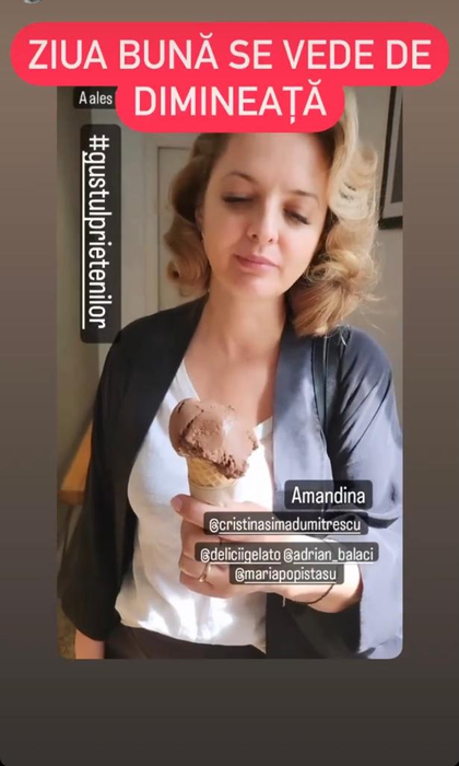 Cristina Dumitrescu, soția lui chef Florin Dumitrescu (Foto: Captură video Instagram)