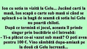 Bancul de miercuri | Gelu și soția lui Ion