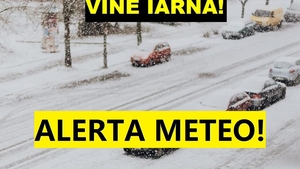 Avertizare meteo de Cod galben în mai multe regiuni din țară. Vin ninsorile