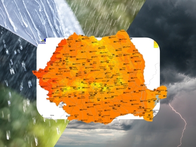 Prognoza meteo azi, 1 septembrie 2026. Ultima zvâcnire a verii lovește România! Zăpușeală, ITU la pragul critic, furtuni și grindină pe 1 septembrie