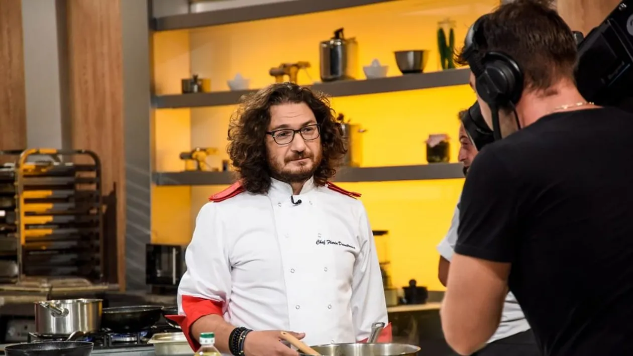 Surpriză pentru Chef Florin Dumitrescu, chiar pe platourile de filmare: ”Viața de familie nu e cum pare...”