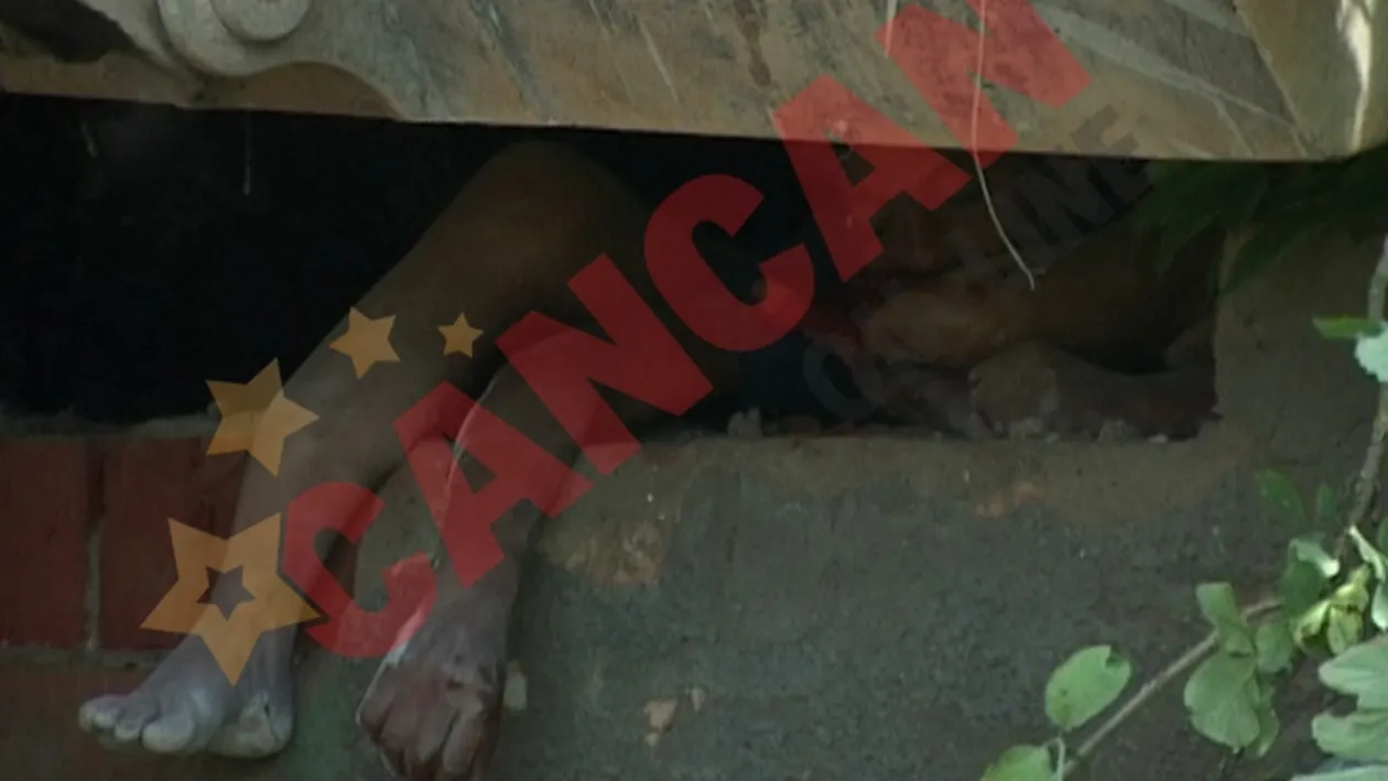 Copil strivit sub o placa de beton de cateva tone