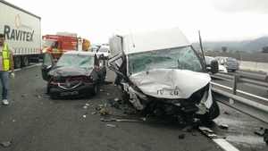 A apărut înregistrarea cu accidentul de pe A1 în care au murit patru oameni, după ce un șofer de 70 de ani a intrat pe contrasens
