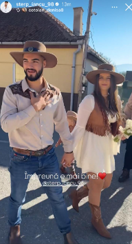 Iancu Seterp și Denisa au făcut cununia civilă /Foto: Instagram