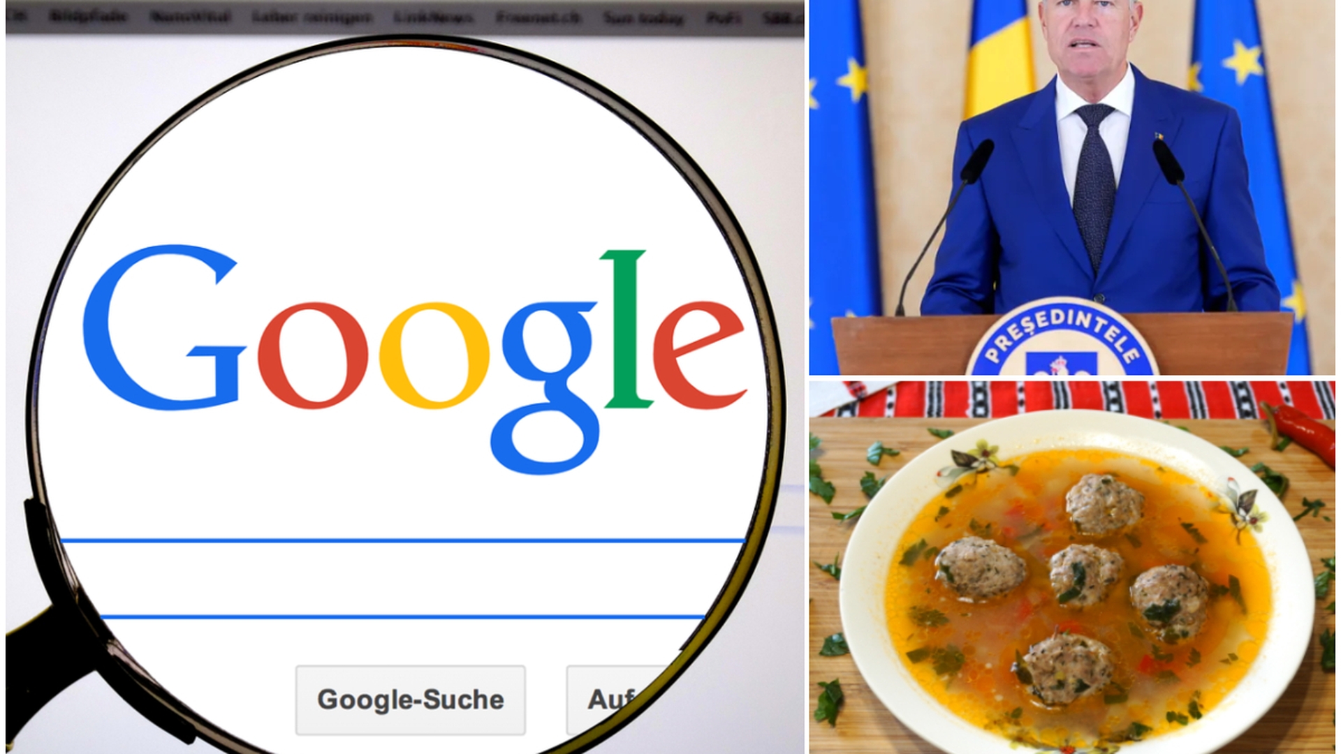 Klaus Iohannis și ciorba de perișoare, în topul căutărilor pe Google în 2023. Ce i-a mai interesat pe români
