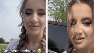 Nașa lui Armin Nicoară, implicată într-un accident rutier în timp ce se mergea la o filmare: ”Sunt lovită”