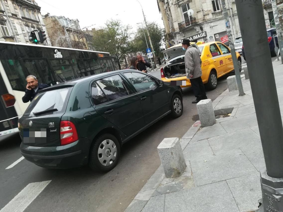Accidentul a avut loc pe Bulevardul Elisabeta, din Bucureşti