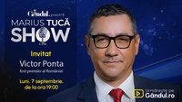 Marius Tucă Show începe luni, 7 septembrie, de la ora 19.00, pe Gândul. Invitat: Victor Ponta