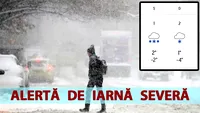 Alertă de iarnă severă în România. Ninsori viscolite începând cu sâmbătă, ora 8:00