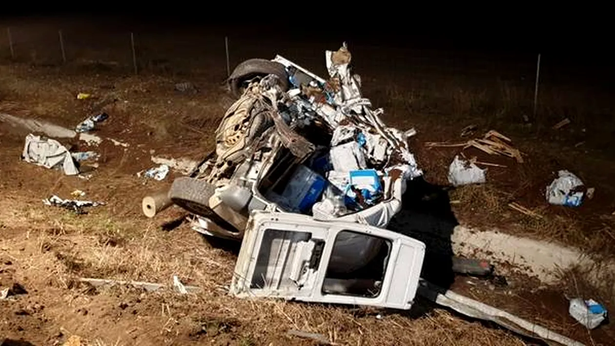 Accident grav pe Autostrada Timișoara-Lugoj. Un șofer a fost decapitat | FOTO +VIDEO