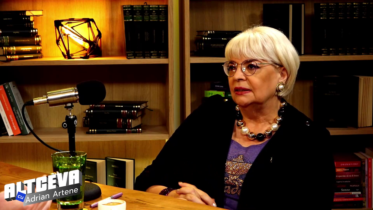 Irina Margareta Nistor: "Deja căzuse «zidul», căzuseră toate, dar, pe de altă parte, eu m-am temut foarte tare să nu ne lase să fim un model cum este Cuba sau cum este Coreea de Nord" (Foto: captură video)