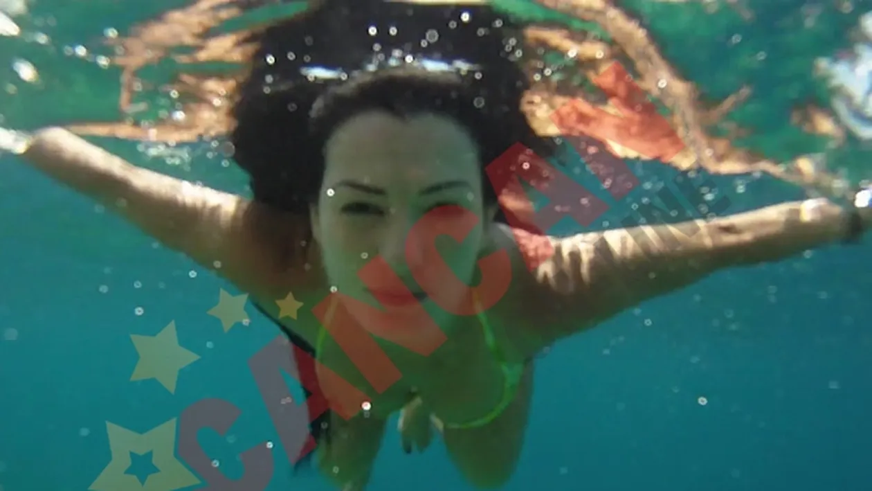 Silvia De la Vegas a fost filmata in timpul unei sarituri de la 10 metri