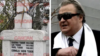 Cum arată mormântul lui Corneliu Vadim Tudor în decembrie 2025. Ce scrie pe monumentul funerar
