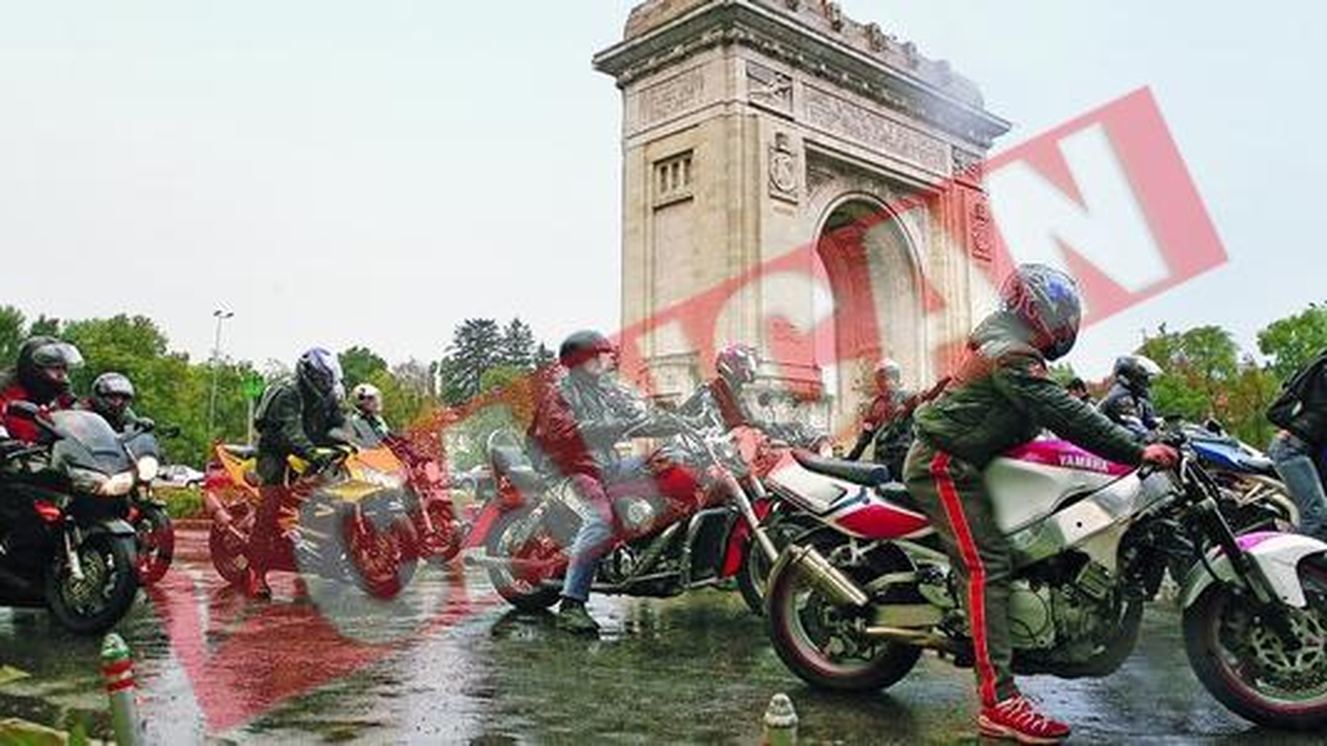 Protest pe doua roti In Capitala