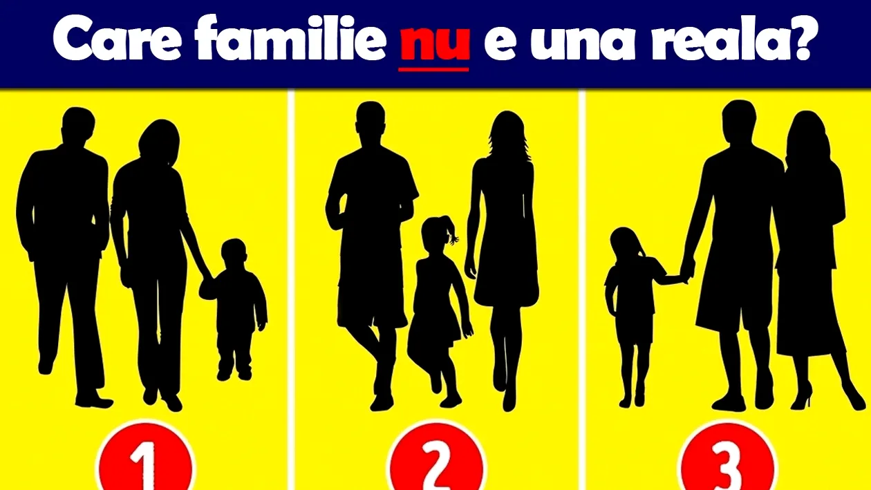 Testul începutului de 2026 | Care dintre aceste 3 familii nu este reală?