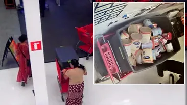 3 românce, prinse la furat într-un supermarket din SUA. Polițiștilor nu le-a venit să creadă când au văzut ce produse aveau în sac