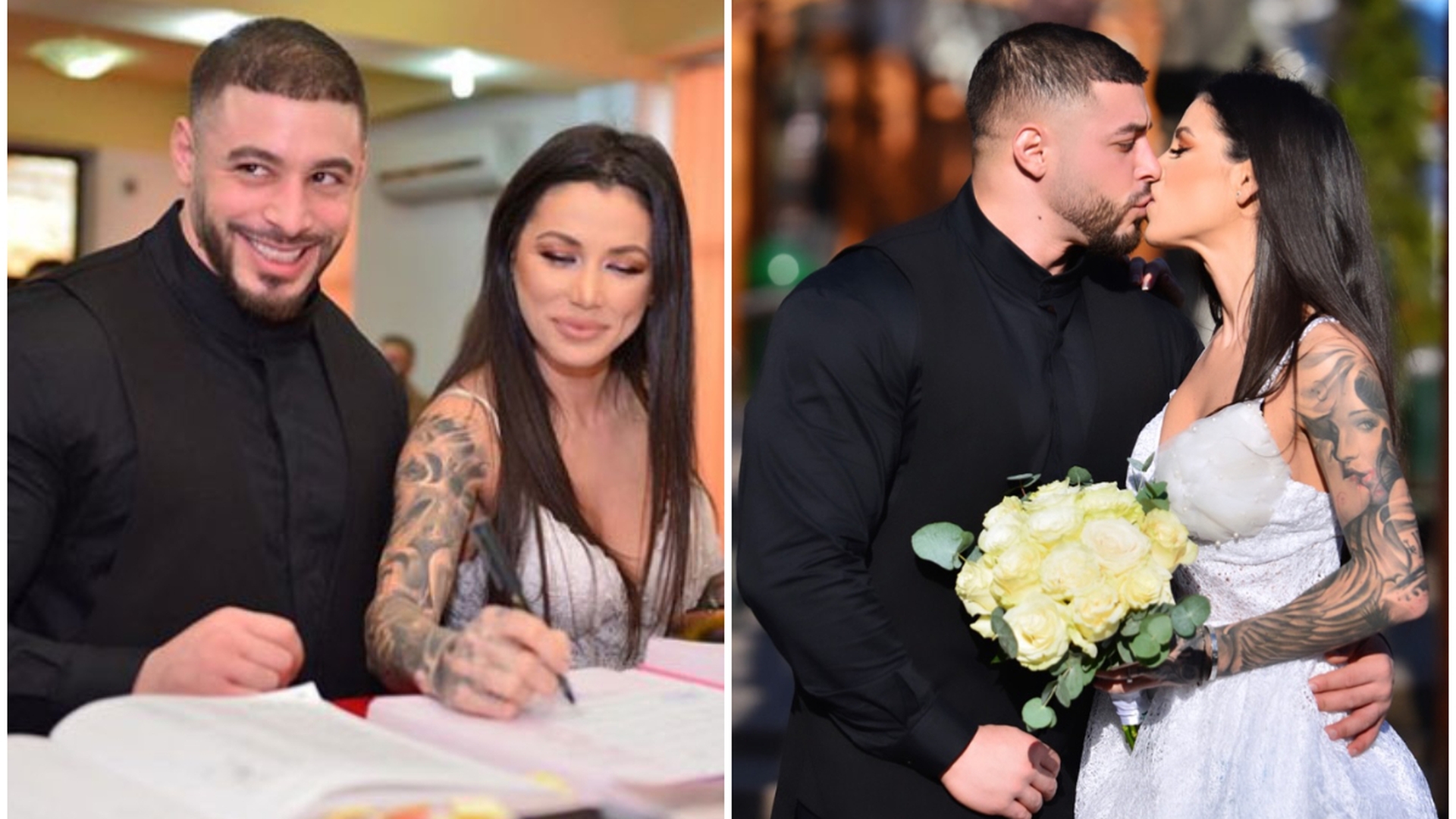 Roxana Vancea, o mireasă ca o prinţesă! A schimbat două rochii. FOTO