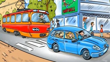 Test de logică | Identificați cele 4 greșeli din această poză!