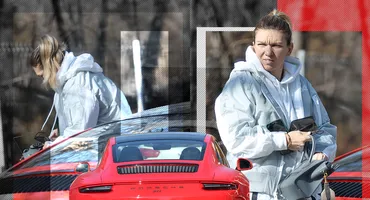 Simona Halep a ieșit la plimbare cu un super Porsche 911 Carrera de 200.000 €. Roșie ca focu’, să-i surâdă norocu’!