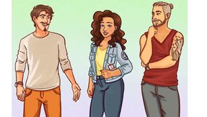 Test de logică | Unul dintre acești doi bărbați e, de fapt, soțul femeii din imagine. Care?