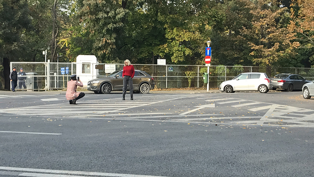 Gina Pistol s-a pozat la nici 500 de metri de vila președintelui Klaus Iohannis