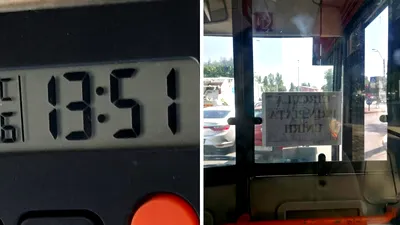 Câte grade Celsius sunt, de fapt, într-un autobuz STB, la ora 13:51, când aerul condiționat este oprit