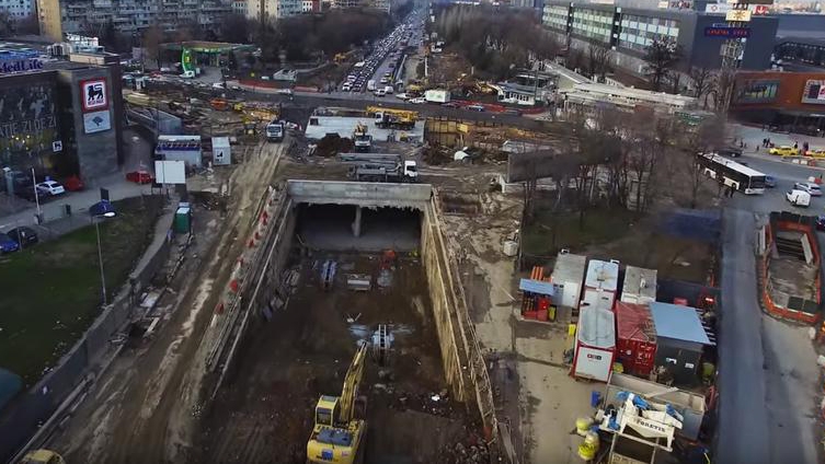 Cum arată viitorul pasaj Piaţa Sudului, filmat cu drona! Imagini spectaculoase cu şantierul care a îngrozit bucureştenii!