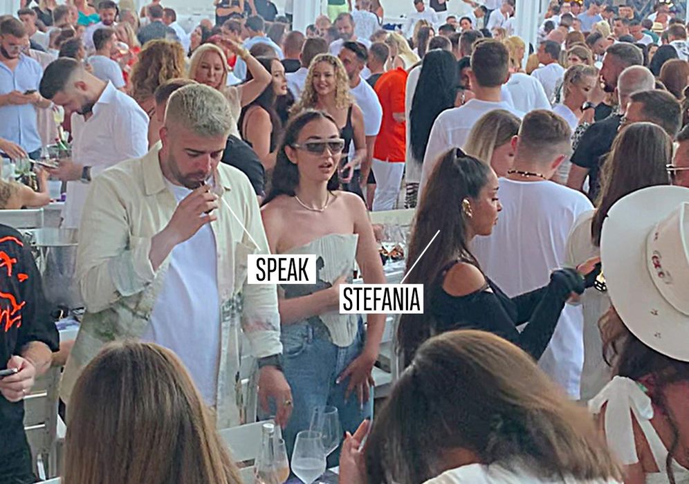 Speak și Ștefania s-au distrat pe cinste în club
