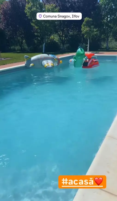 Mirela Vaida are „parc de distracții” acasă! Cum arată grădina vilei din Snagov. Teren de baschet + piscină