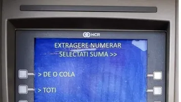 BANCUL ZILEI | Extragere numerar: Selectați suma!