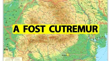 Cutremur mare în România, azi-noapte! Lista orașelor afectate