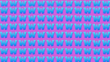 Iluzie optică virală | Nu toate literele din această imagine sunt W. Puteți descoperi intrusul?