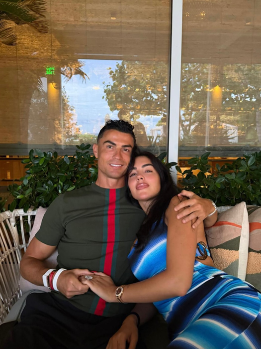 Cristiano Ronaldo cu Georgina, sursa-captură social media Cristiano Ronaldo