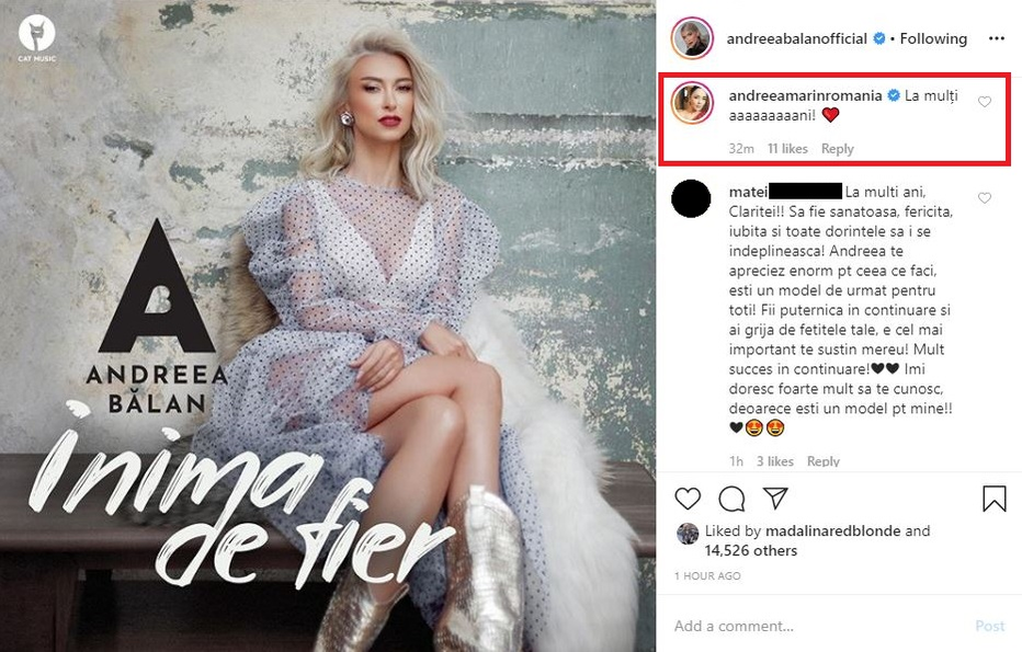 Andreea Bălan, mesaj copleșitor de ziua fiicei sale: “Cea de-a doua minune a mea, dar și când inima mi s-a oprit pentru câteva secunde”