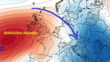 Meteorologii, în alertă: România, străbătută de Anticiclonul Atlantic. Vremea o ia razna în toată țara!