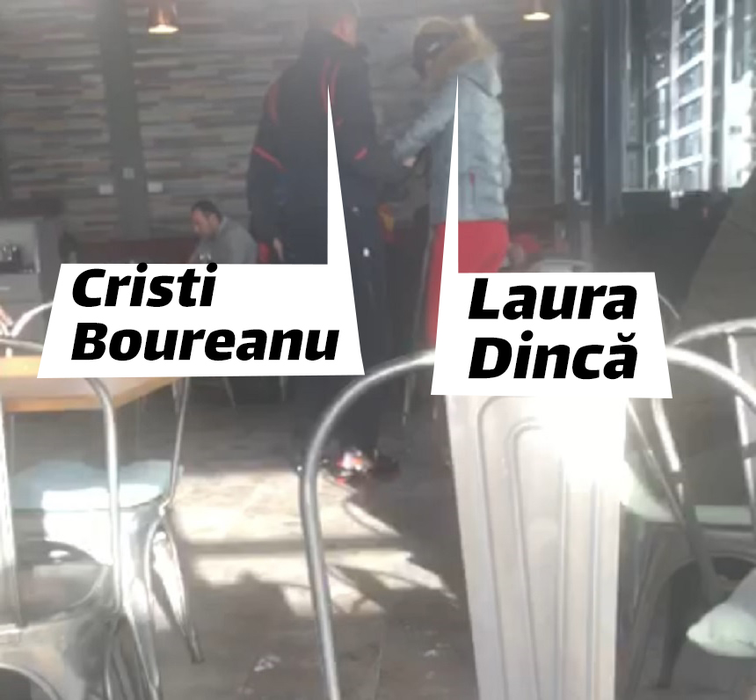 Laura Dincă, iubita fostului deputat Cristi Boureanu, s-a accidentat pe pârtie