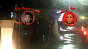 A facut-o lata de ziua lui! Lui Alex Velea i s-au "lipit" mainile de trupul unei brunete focoase, sub ochii sotie si ai Antoniei!