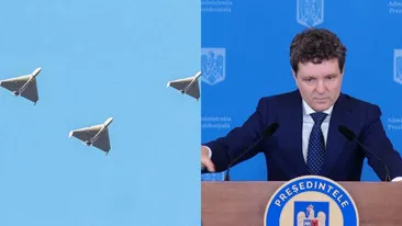 Nicușor Dan a anunțat că drona a fost doborâtă de un avion F-16: ”A putut să tragă de sus în jos”