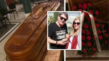 Ți se sfâșie inima. Ce mesaj a scris fosta iubită a lui Cornel Galeș pe coroana cu flori depusă lângă sicriul acestuia