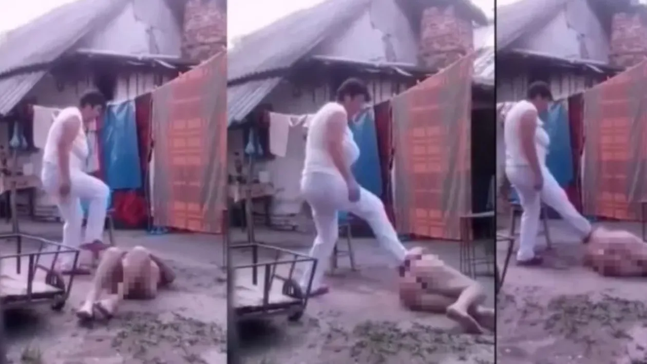 Bătrâna din Vâlcea, bătută cu bestialitate de propria fiică, a fost internată de urgență în spital