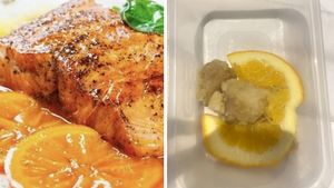 Ce a primit o clientă UberEats, după ce a comandat porția de pește din imagine: "Uitați-vă ce am luat și ce am primit"