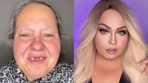 Cele două femei din imagine sunt, de fapt, una și aceeași persoană, în decurs de doar o oră. Ce s-a întâmplat în cele 60 de minute, de fapt