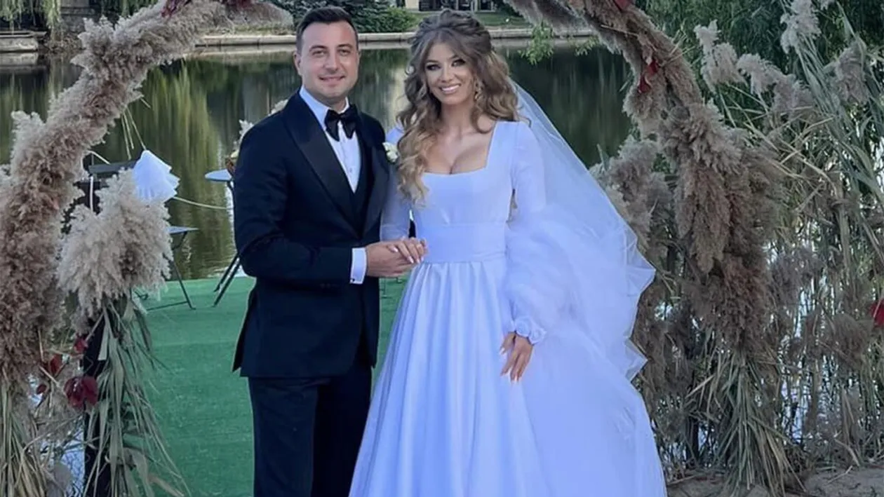 Imagini de la nunta Codruței cu Valentin Sanfira, din 2022. Detaliul care prevestea divorțul