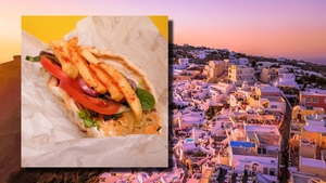 E mai ieftin decât în Mamaia! Cât au plătit 3 turiști români pentru un meniu de gyros, o clătită, bere la draft și o apă la un restaurant din Grecia