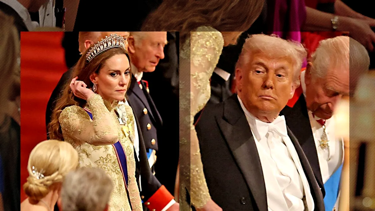 Trump a stârnit rumoare la Palat! A depășit limita în fața lui Kate Middleton. Replică tăioasă pentru Regele Charles